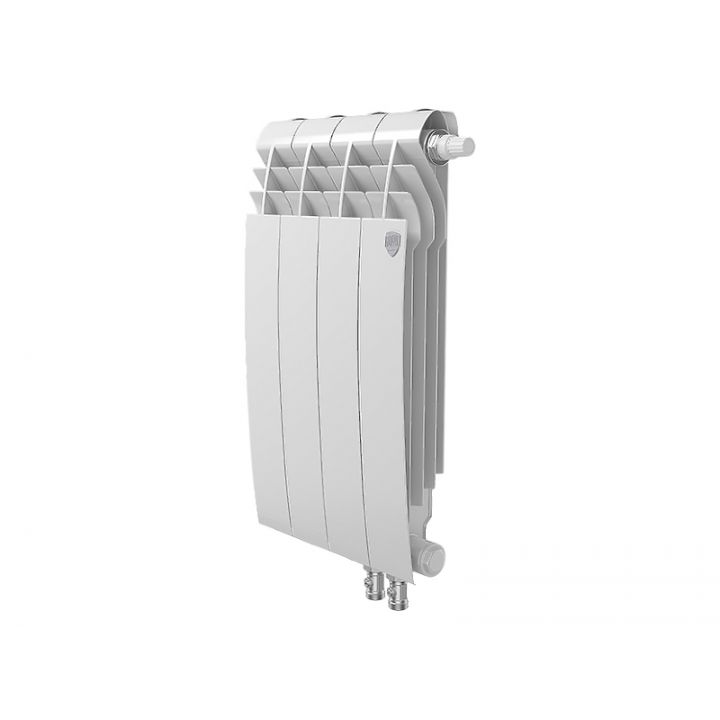Радиатор биметалл Royal Thermo BiLiner 500 нижнее подключение - 4 секции